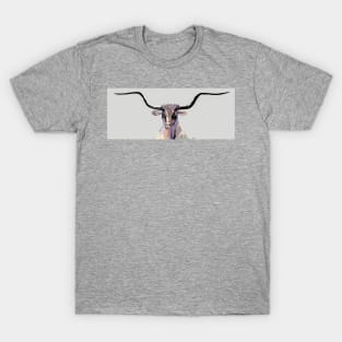 Longhorn in Denim Tones T-Shirt